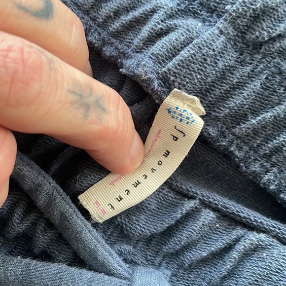 Free People Movement Blue Periwinkle Blue Joggers - Picture 3 of 4